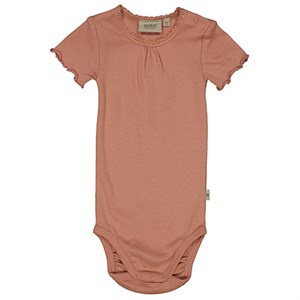 Wheat - Body Rib Lace SS, Cameo Rose